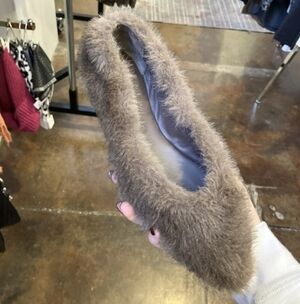 Nib Collection Privee Cozy Faux Fur Women's Flats